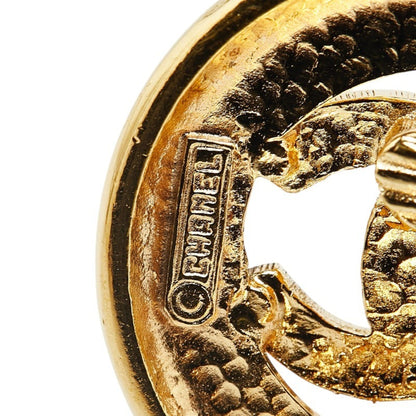 Chanel Gold Gold Plated Coco Mark
