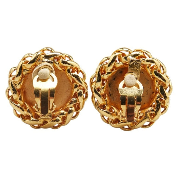 Chanel Gold Gold Plated Coco Mark