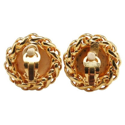 Chanel Gold Gold Plated Coco Mark
