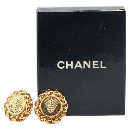 Chanel Gold Gold Plated Coco Mark
