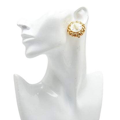 Chanel Gold Gold Plated Coco Mark