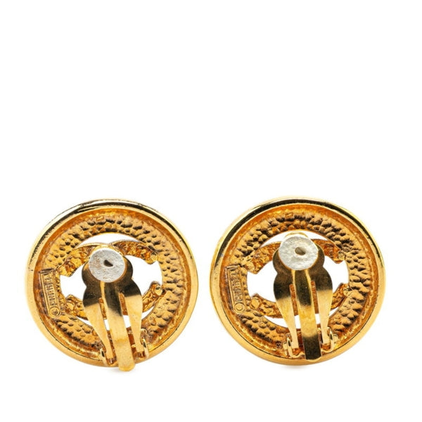Chanel Gold Gold Plated Coco Mark