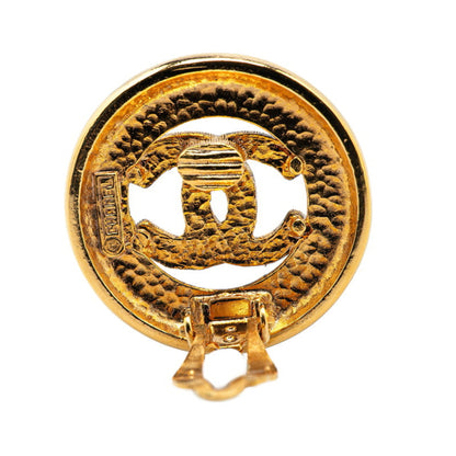 Chanel Gold Gold Plated Coco Mark