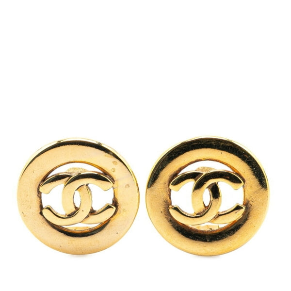 Chanel Gold Gold Plated Coco Mark