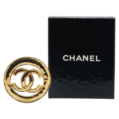 Chanel Gold Gold Plated Coco Mark