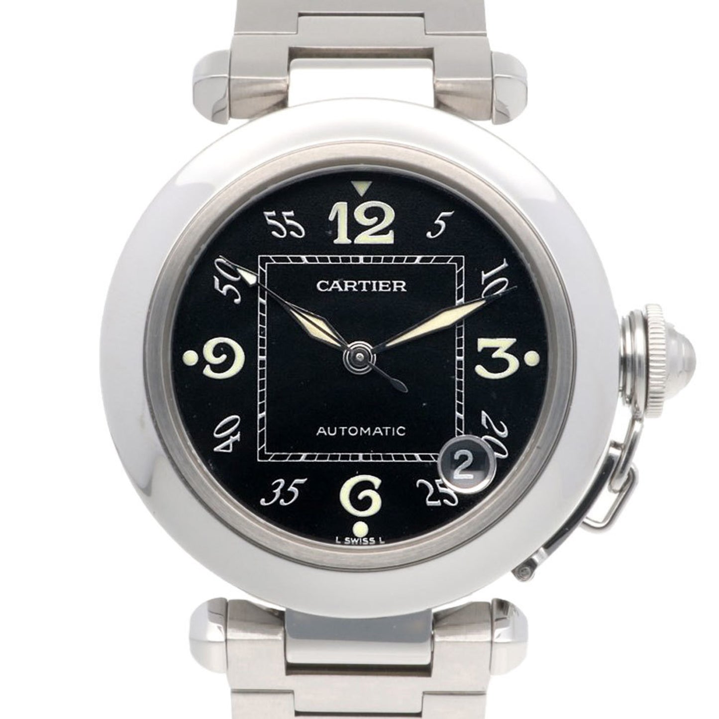 Cartier Black Steel Pasha C