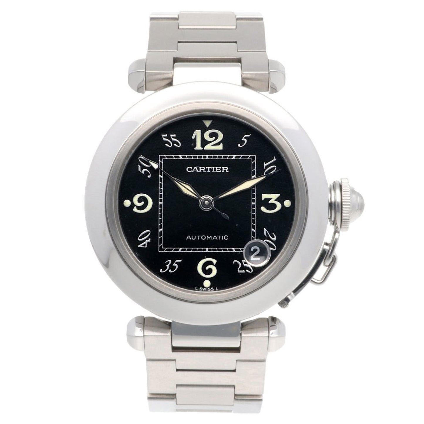 Cartier Black Steel Pasha C