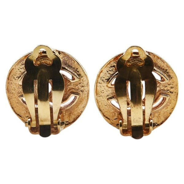 Chanel Gold Gold Plated Coco Mark