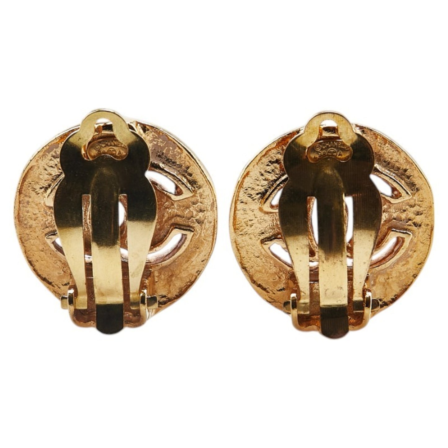 Chanel Gold Gold Plated Coco Mark