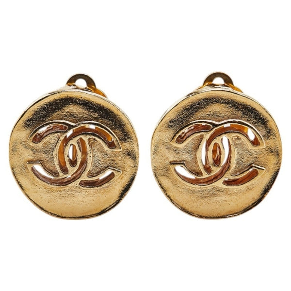 Chanel Silver Metal Coco Mark
