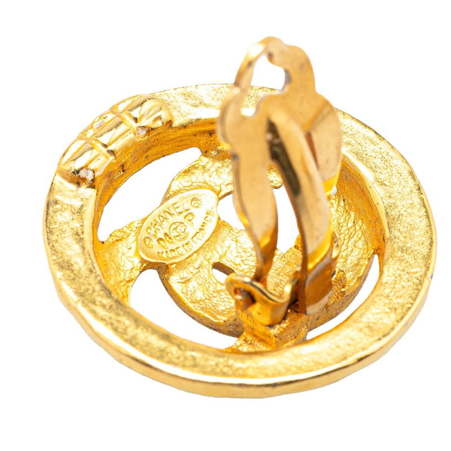 Chanel Gold Gold Plated Coco Mark