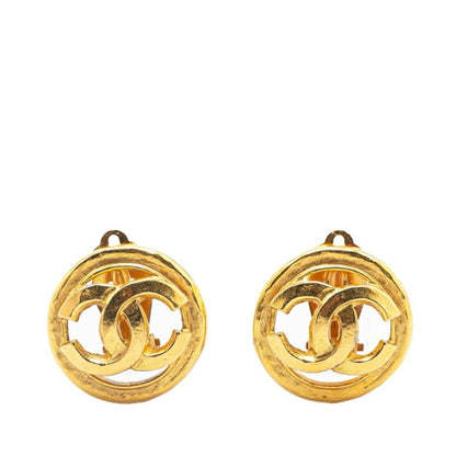 Chanel Gold Gold Plated Coco Mark