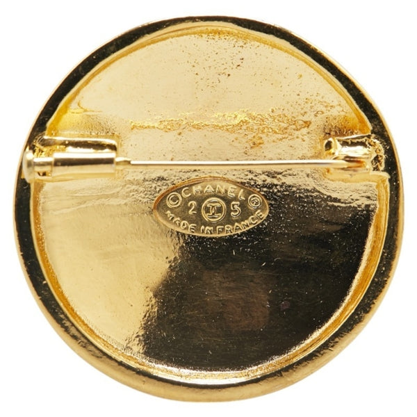Chanel Gold Gold Plated Coco Mark