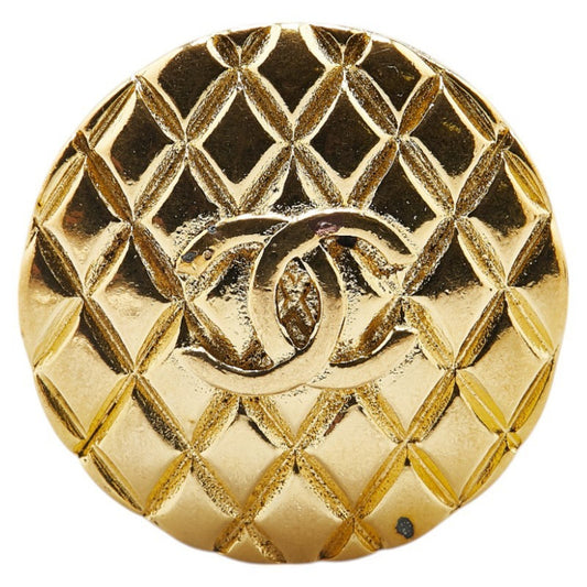 Chanel Gold Gold Plated Coco Mark