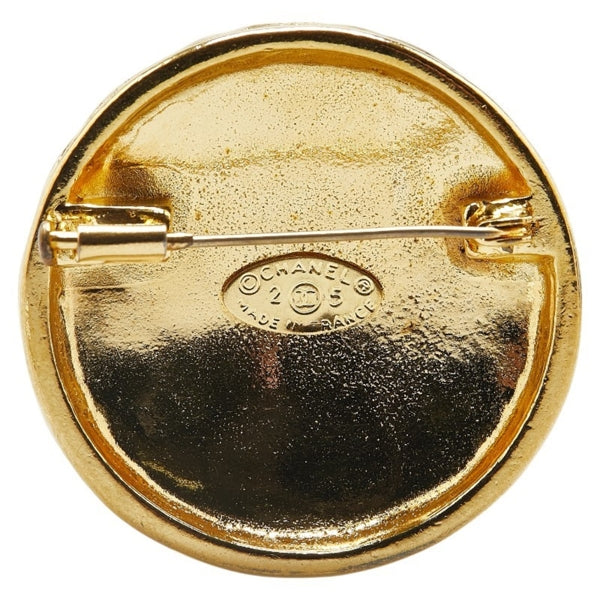Chanel Gold Gold Plated Brooch