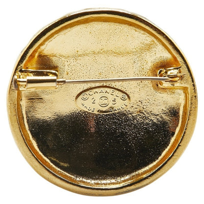 Chanel Gold Gold Plated Brooch