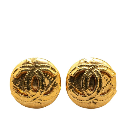 Chanel Gold Gold Plated Coco Mark