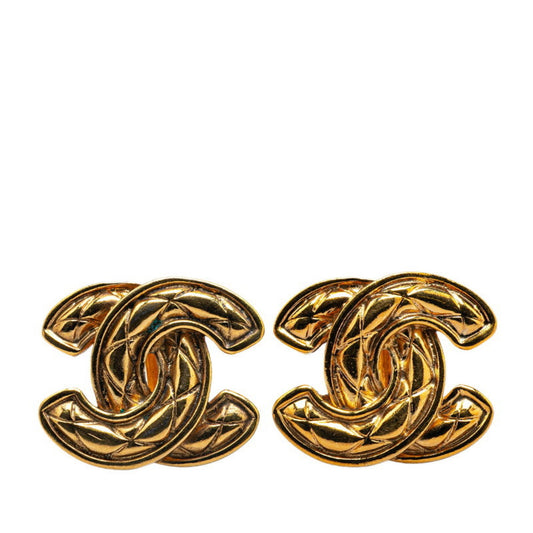 Chanel Gold Gold Plated Coco Mark