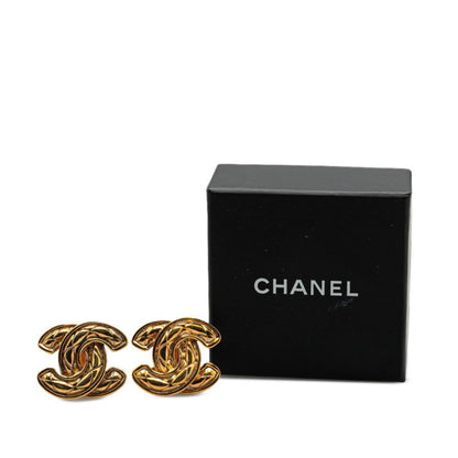 Chanel Gold Gold Plated Coco Mark