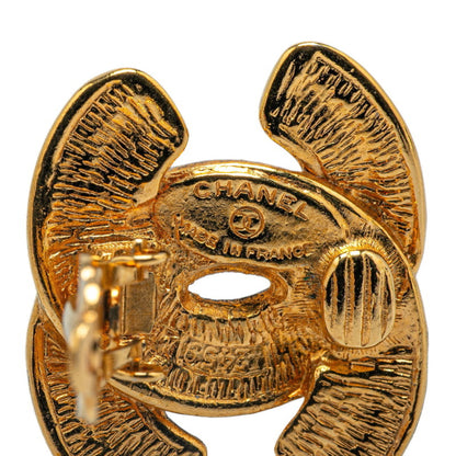 Chanel Gold Gold Plated Coco Mark