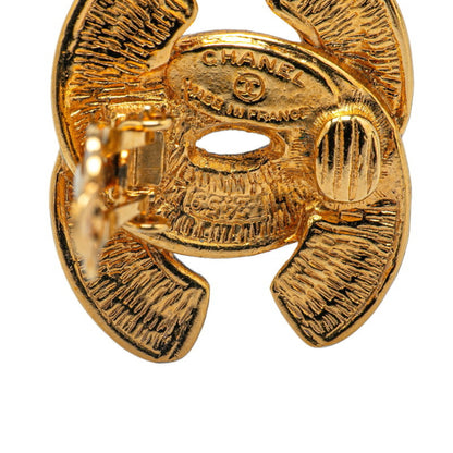 Chanel Gold Gold Plated Coco Mark