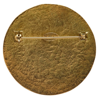 Chanel Gold Gold Plated Brooch
