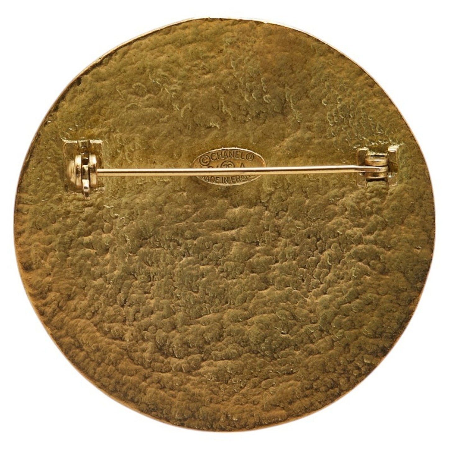 Chanel Gold Gold Plated Coco Mark