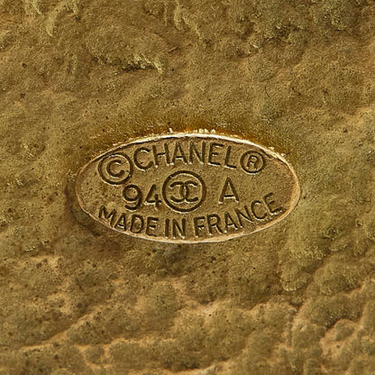 Chanel Gold Gold Plated Coco Mark