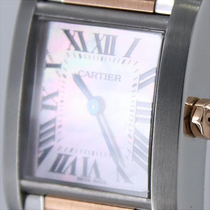 Cartier Pink Steel Tank Française