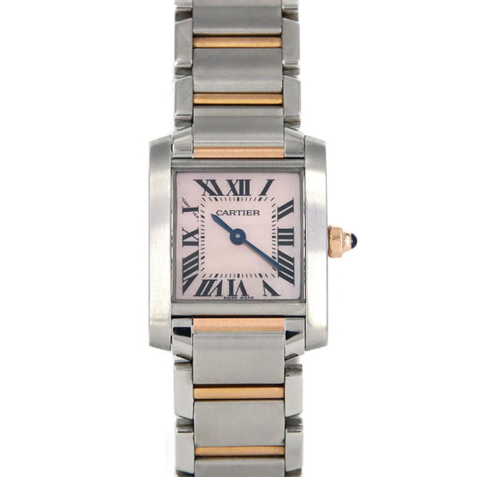 Cartier Pink Steel Tank Française