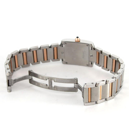 Cartier Pink Steel Tank Française