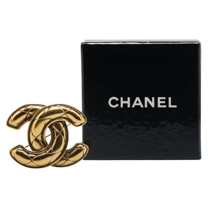 Chanel Gold Gold Plated Coco Mark
