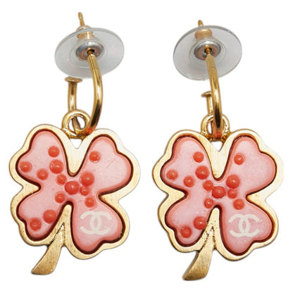 Chanel Gold Gold Plated Earring