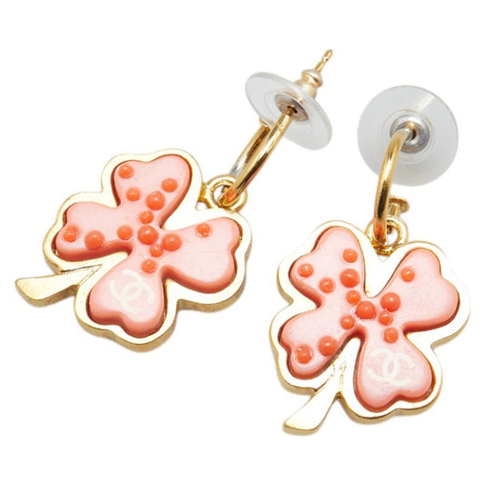 Chanel Gold Gold Plated Earring