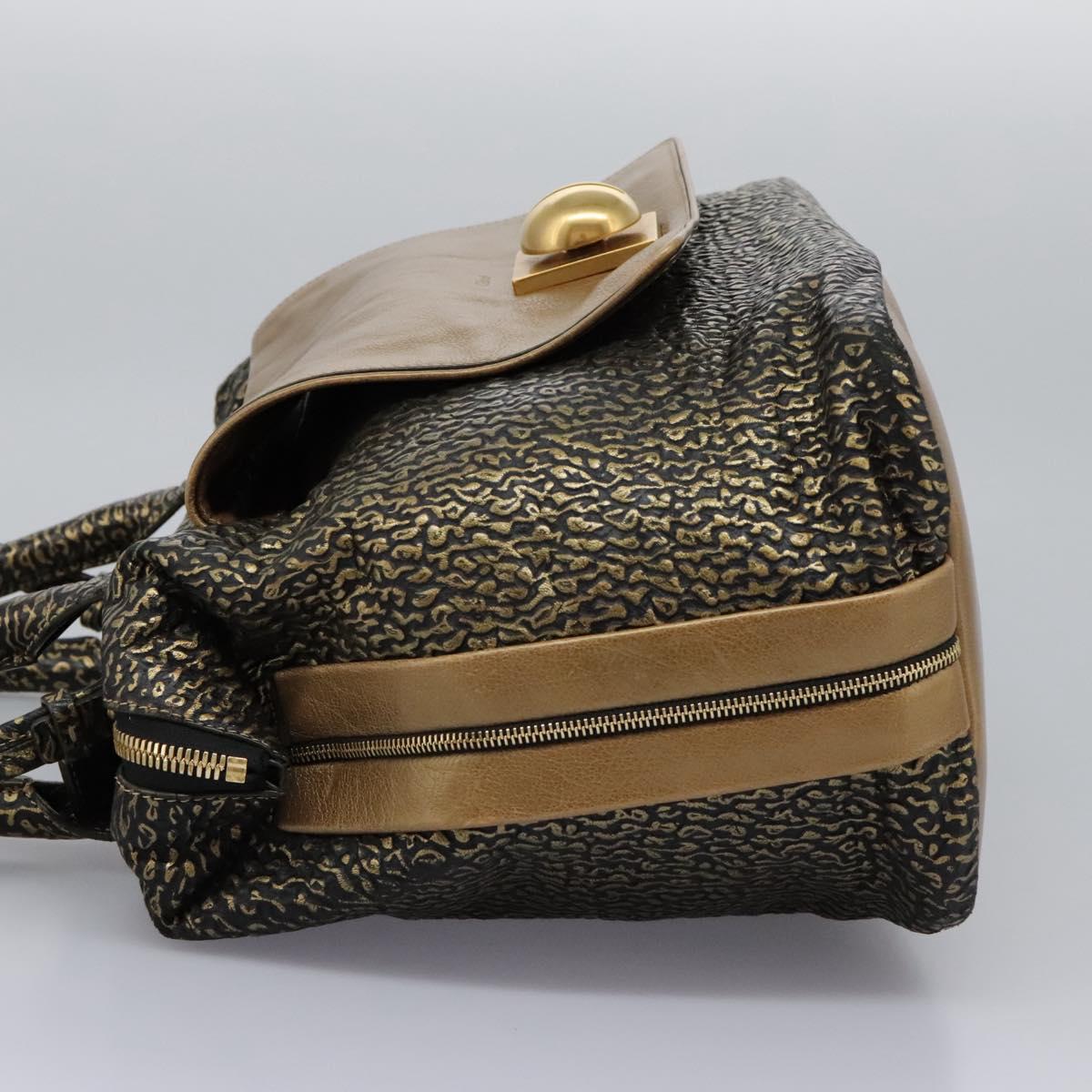 Chloé Gold Leather Handbag