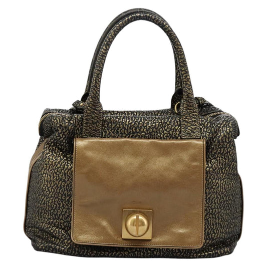 Chloé Gold Leather Handbag