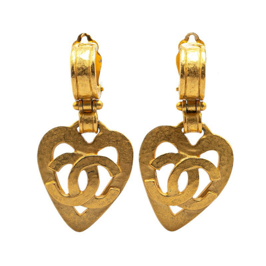 Chanel Gold Gold Plated Coco Mark