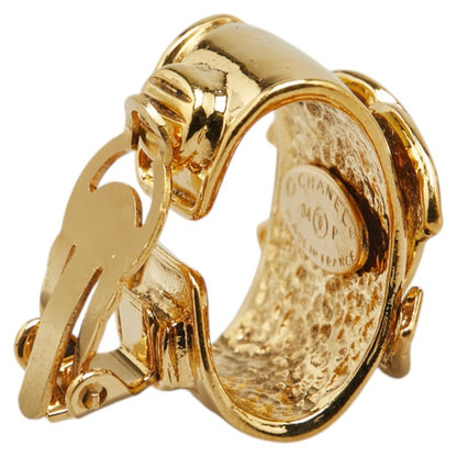 Chanel Gold Gold Plated Coco Mark