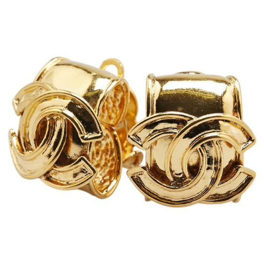 Chanel Gold Gold Plated Coco Mark
