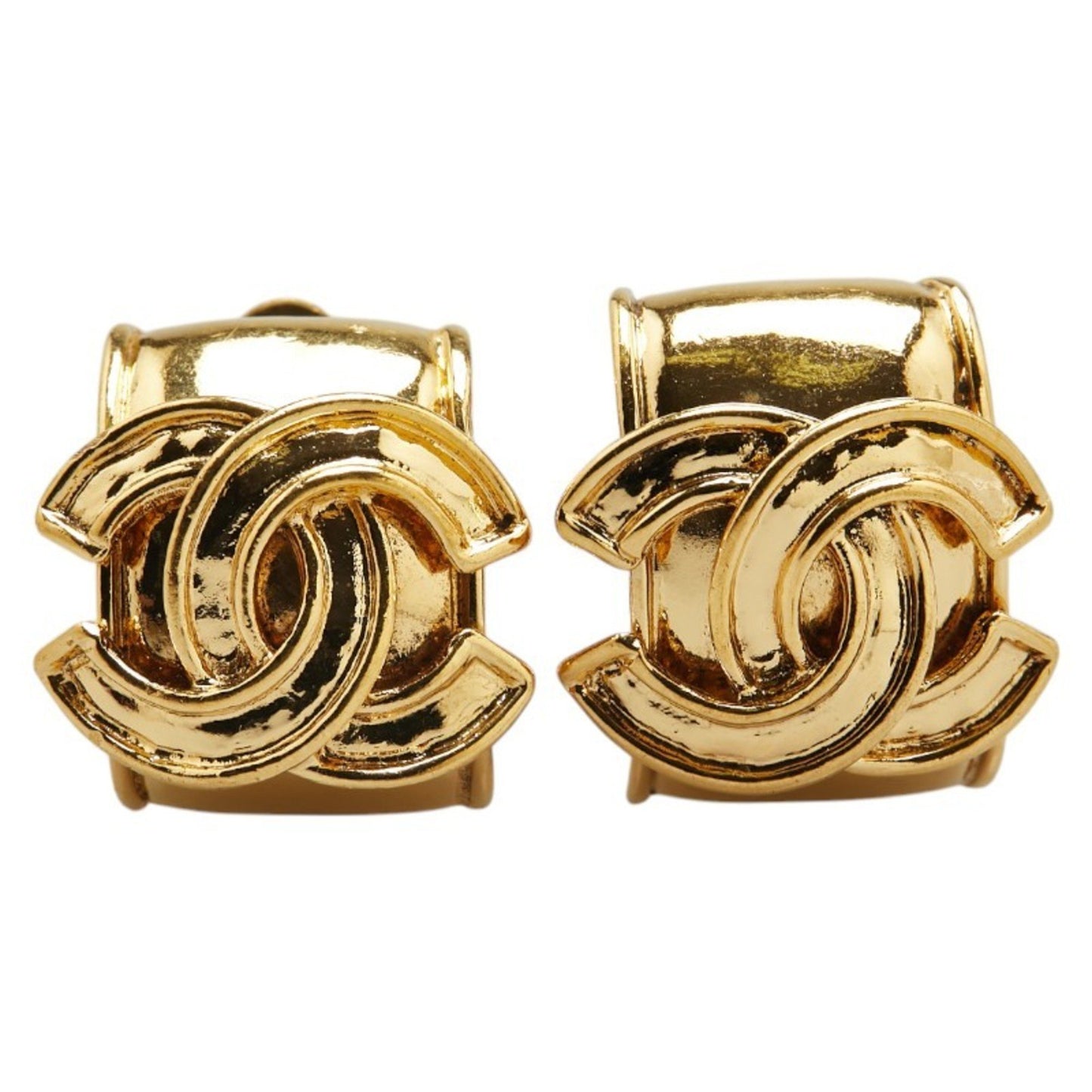 Chanel Gold Gold Plated Coco Mark