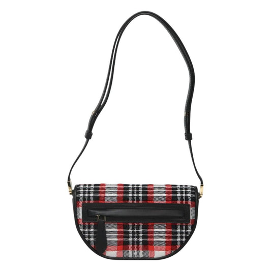 Burberry Red Canvas Olympia