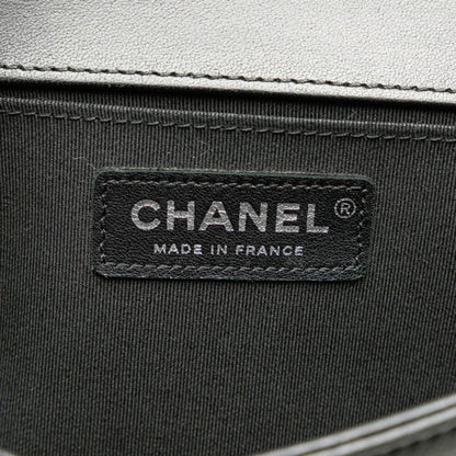 Chanel Black Leather Boy