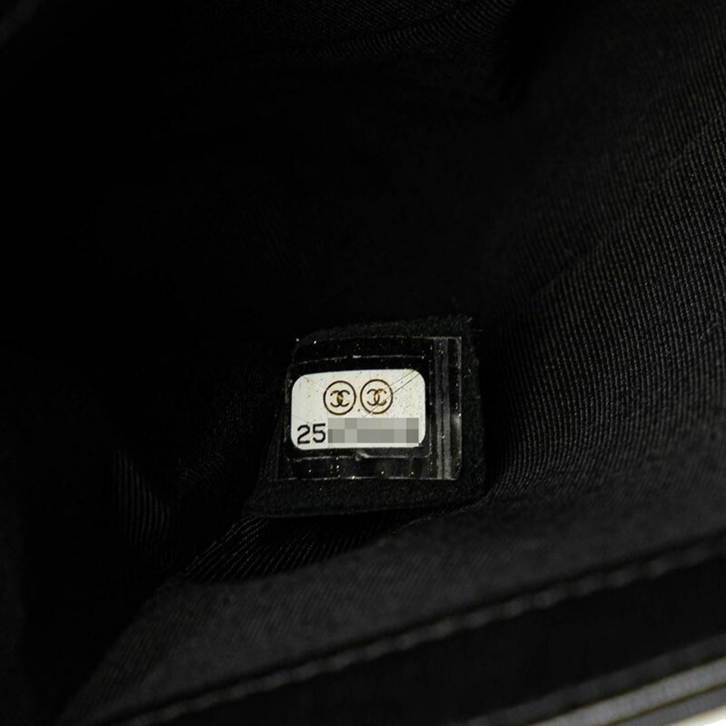 Chanel Black Leather Boy