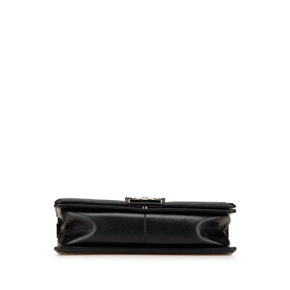Chanel Black Leather Boy