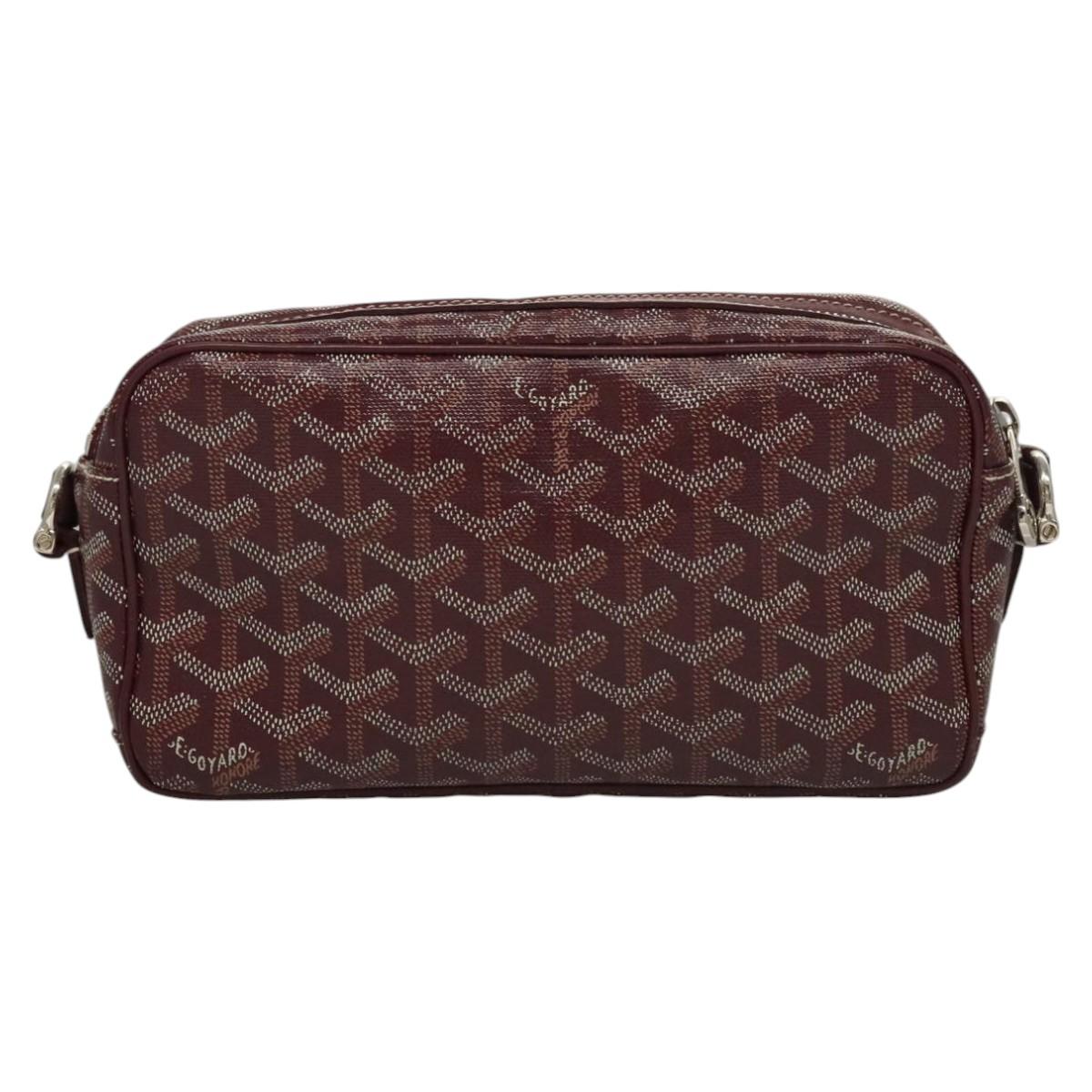 Goyard Red Canvas Cap Vert