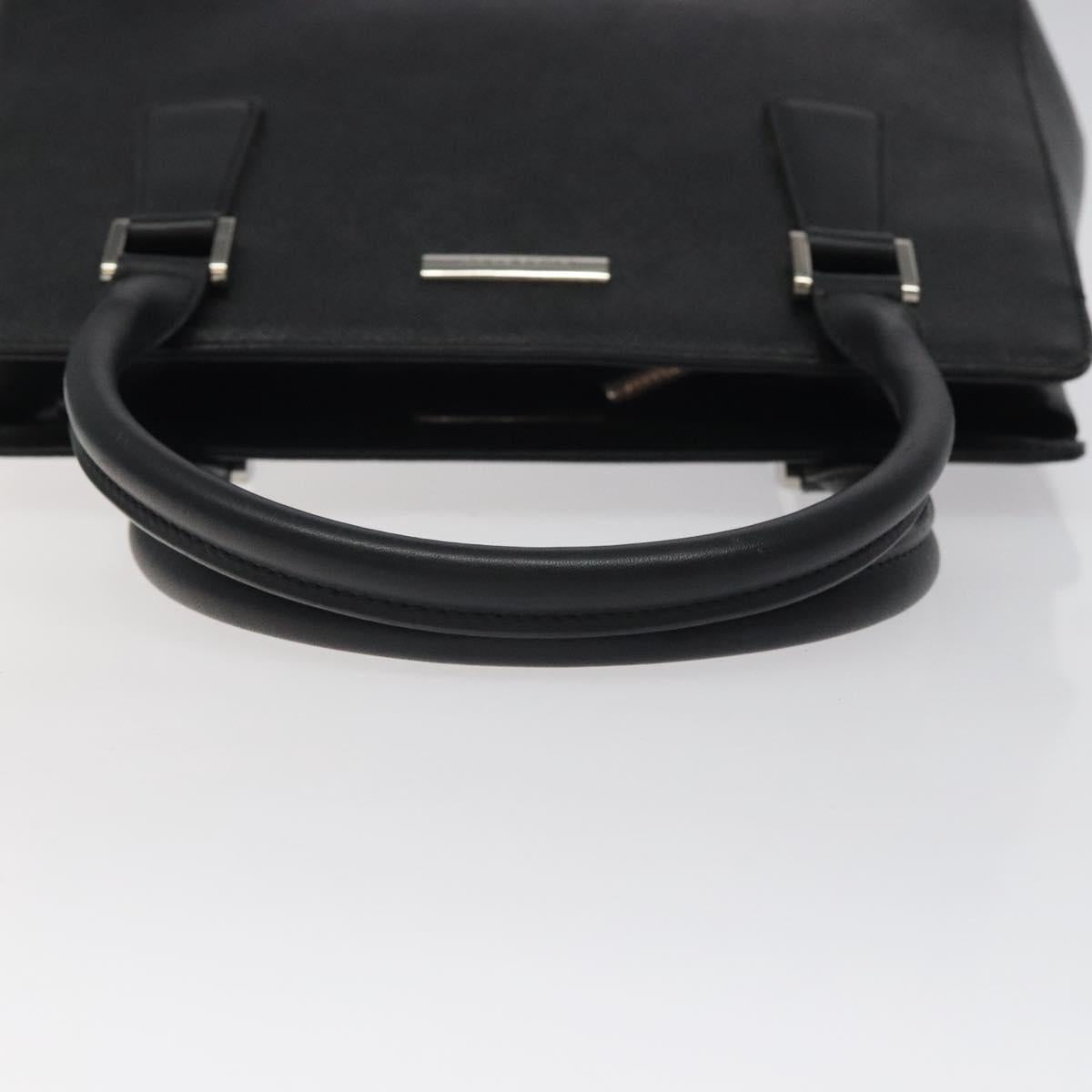 Burberry Black Leather -