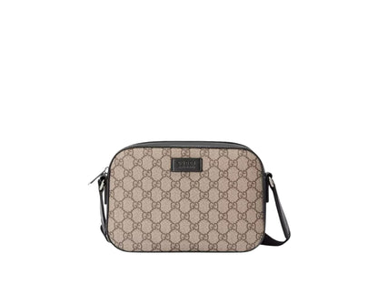 Gucci Brown Canvas Messenger