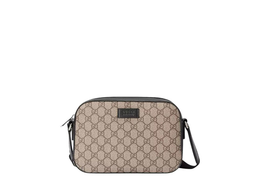 Gucci Brown Canvas Messenger