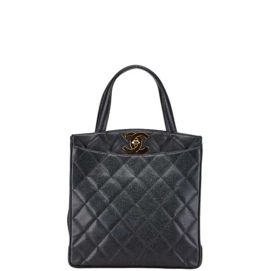 Chanel Black Leather Tote