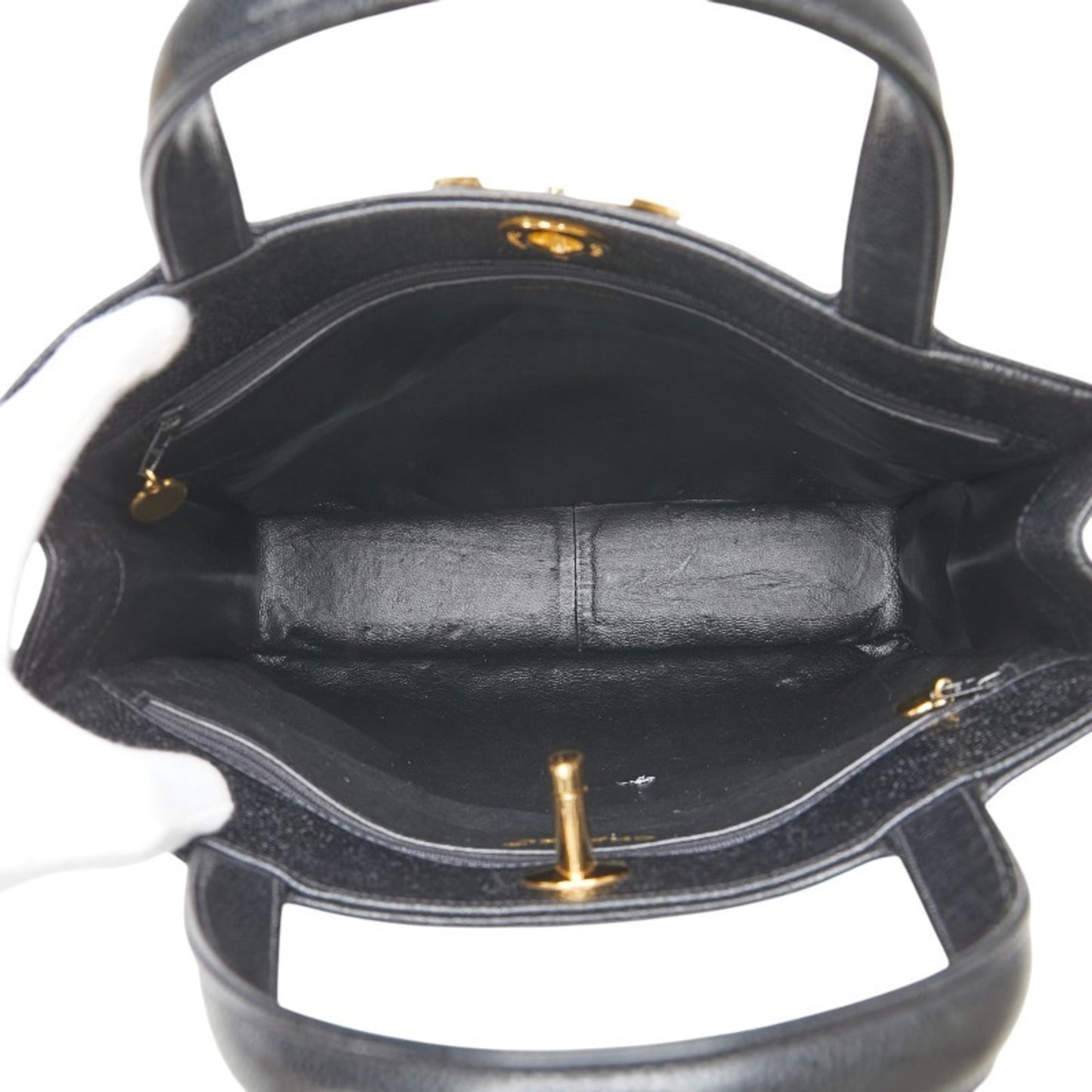 Chanel Black Leather Tote